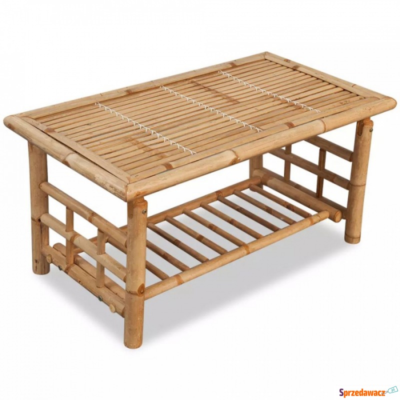 Stolik kawowy bambusowy do salonu - Stoły, stoliki, ławy - Piekary Śląskie