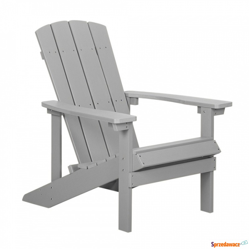 Krzesło ogrodowe jasnoszare ADIRONDACK - Krzesła ogrodowe - Żelice