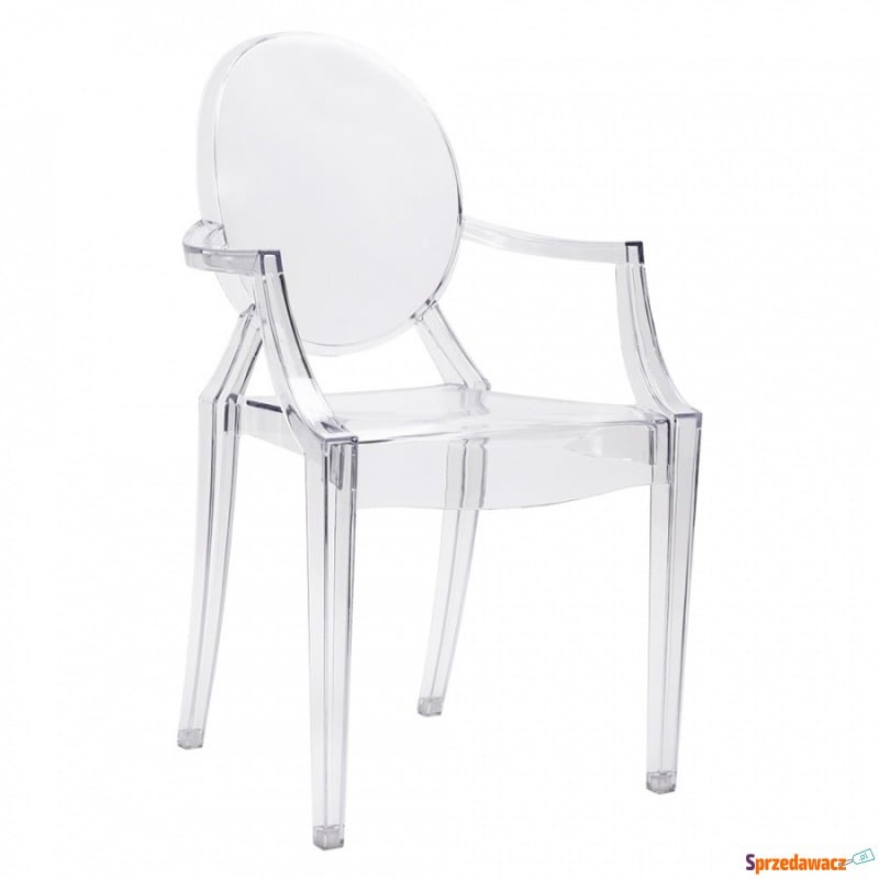 Krzesło Louis Ghost transparentne - Krzesła do salonu i jadalni - Kraśnik