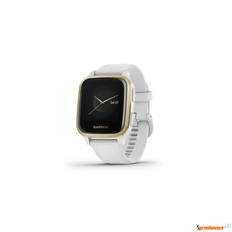 Zegarek sportowy Garmin Venu Sq złoto-biały - Smartwatche - Będzin