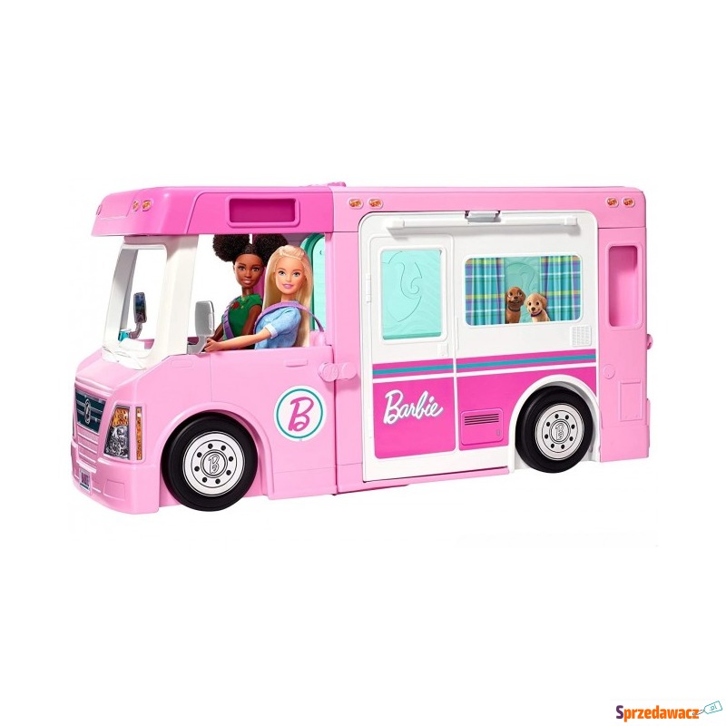 Akcesoria dla lalek Barbie Kamper 3w1 umeblowany - Lalki i akcesoria dla... - Sanok