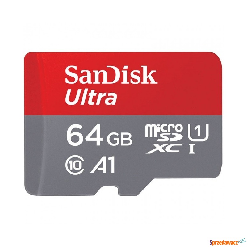 SanDisk Ultra microSDXC 64GB 120MB/s A1 UHS-I... - Karty pamięci, czytniki,... - Siemianowice Śląskie