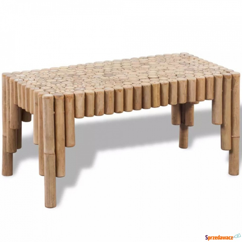 Stolik kawowy z bambusa - Stoły, stoliki, ławy - Miszkowice