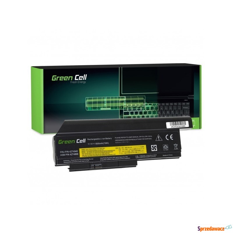 Zamiennik Green Cell do Lenovo ThinkPad X230 X230i... - Baterie do laptopów - Zaścianki