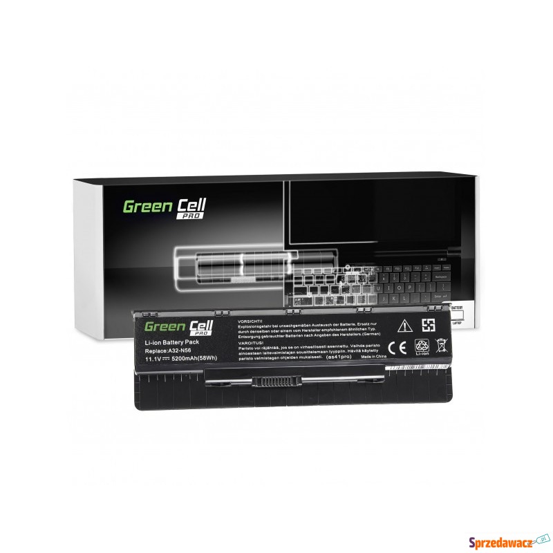 Zamiennik Green Cell PRO do Asus G56 N46 N56 N76... - Baterie do laptopów - Czaplinek