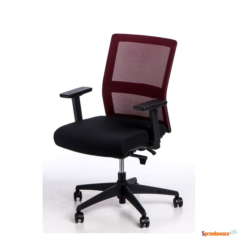 Krzesło biurowe Maduu Studio Press czerwono-czarne - Krzesła biurowe - Zaścianki