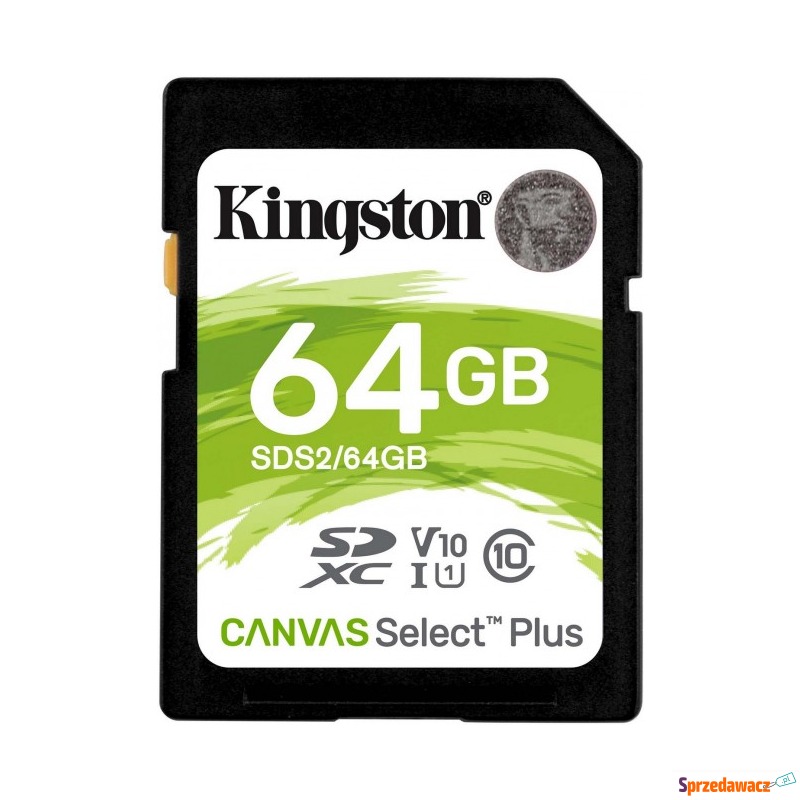 Kingston SDXC Canvas Select Plus 64GB 100R Class... - Karty pamięci, czytniki,... - Tczew