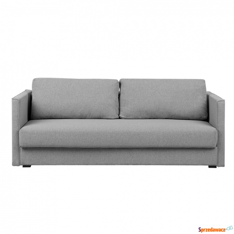 Sofa tapicerowana ze schowkiem jasnoszara EKSJO - Sofy, fotele, komplety... - Żory
