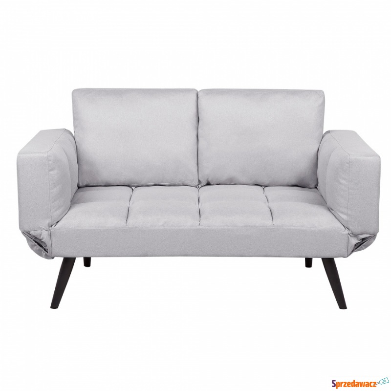 Sofa rozkładana tapicerowana jasnoszara BREKKE - Sofy, fotele, komplety... - Reguły