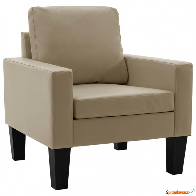Fotel, cappuccino, sztuczna skóra - Krzesła biurowe - Zgorzelec