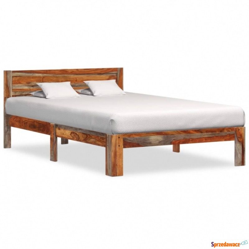 Rama łóżka, lite drewno sheesham, 120 x 200 cm - Łóżka - Police