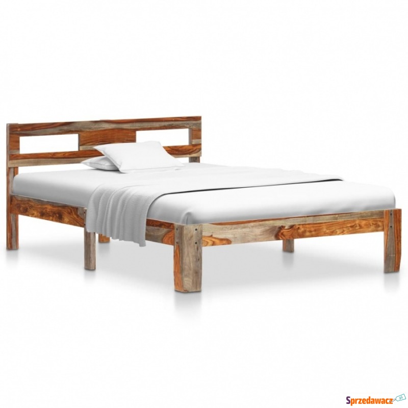 Rama łóżka, lite drewno sheesham, 120 x 200 cm - Łóżka - Oława