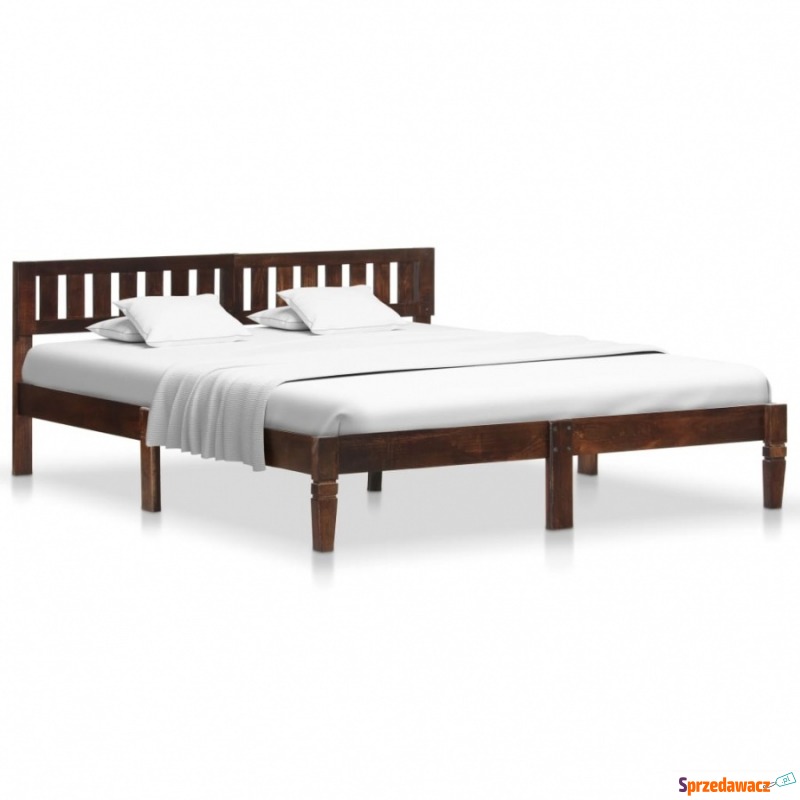 Rama łóżka z litego drewna mango, 160 cm - Łóżka - Kalisz