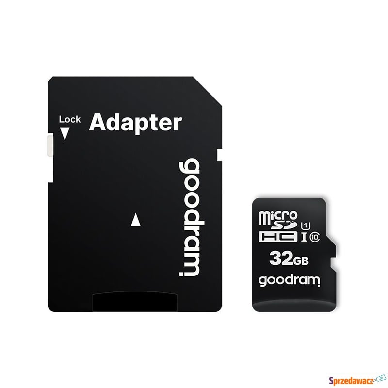 GOODRAM 32GB microSDHC class 10 UHS I + adapter - Karty pamięci, czytniki,... - Elbląg