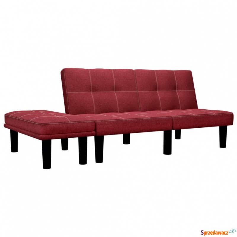 2-osobowa sofa, kolor czerwonego wina, tapice... - Sofy, fotele, komplety... - Szczecin