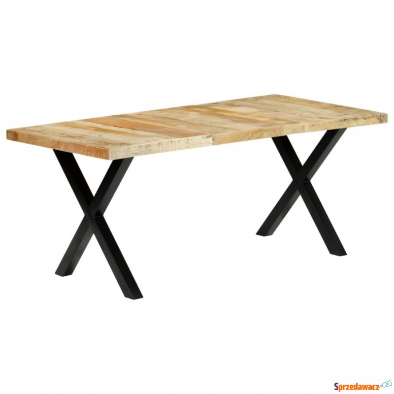 Stół jadalniany, 180 x 90 x 76 cm, lite drewno... - Stoły kuchenne - Kwidzyn