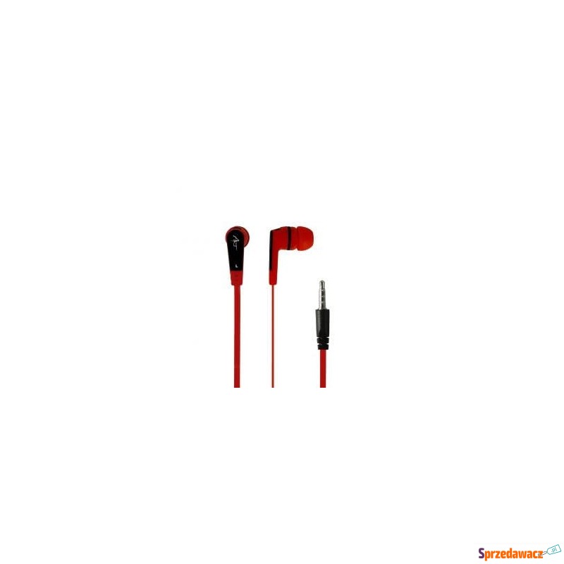Słuchawki z mikrofonem ART S2D czerwone (kolor... - Zestawy słuchawkowe - Wieluń
