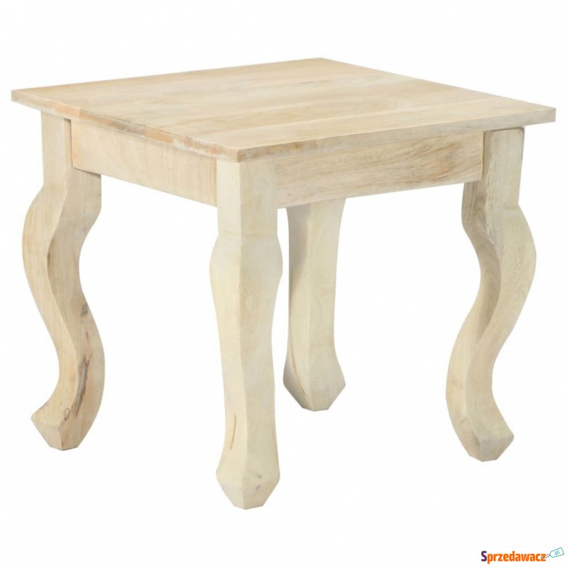 Stolik boczny 43 x 43 x 40 cm lite drewno mango - Stoły, stoliki, ławy - Żnin