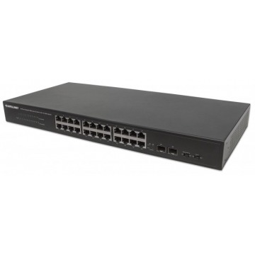 Intellinet 561280 Switch Gigabit 24x RJ45 + 2x slot SFP/SFP+ uplink 10 GbE