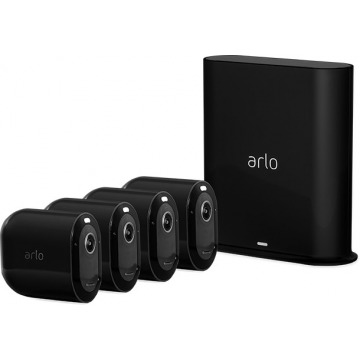 Naścienna Arlo Pro 3 2K QHD Kamera 4-pack (czarna)