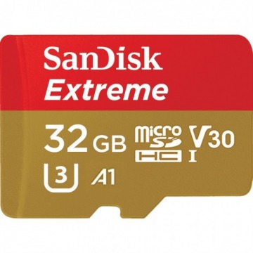 SanDisk microSDHC Extreme 32GB U3 V30 UHS-I A1 100/60 MB/s