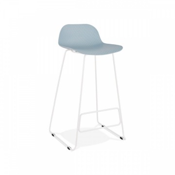 Krzesło barowe Kokoon Design Slade niebiesko-białe