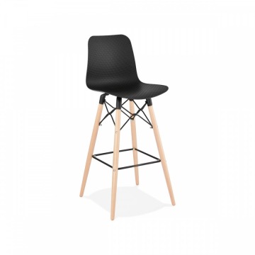 Krzesło barowe Kokoon Design Detroit, czarne