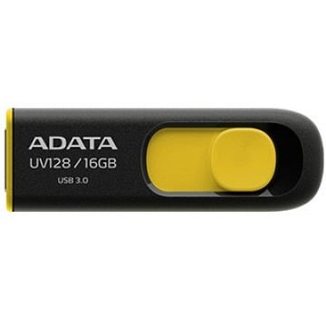 ADATA DashDrive UV128 16GB USB 3.0 Czarny+Yellow