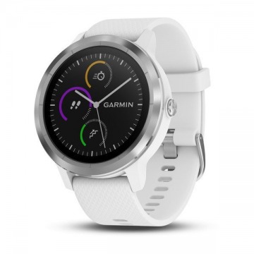 Zegarek sportowy Garmin Vivoactive 3 biało-stalowy