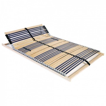 Stelaż do łóżka z 42 listwami, drewno FSC, 7 stref, 120x200 cm
