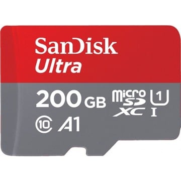 SanDisk Ultra microSDXC 200GB Android 100MB/s A1 UHS-I + Adapter