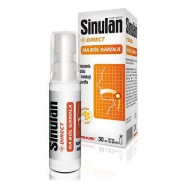 Sinulan direct spray na ból gardła 30ml