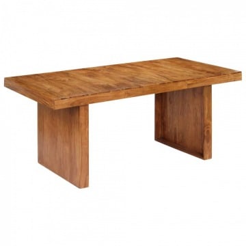 Stół jadalniany, 180 x 90 x 75 cm, lite drewno akacjowe