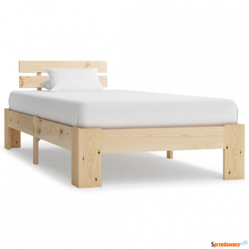 Rama łóżka, lite drewno sosnowe, 90 x 200 cm - Stelaże do łóżek - Tomaszów Mazowiecki