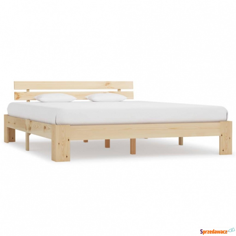 Rama łóżka, lite drewno sosnowe, 180 x 200 cm - Stelaże do łóżek - Czechowice-Dziedzice