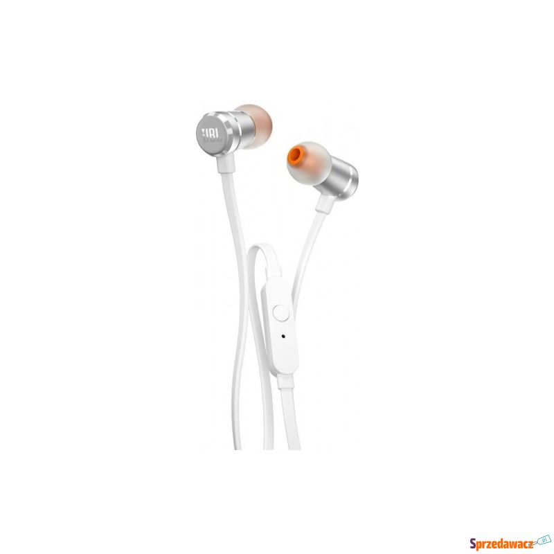 Słuchawki z mikrofonem JBL T290 Srebrne (kolor... - Zestawy słuchawkowe - Rybnik