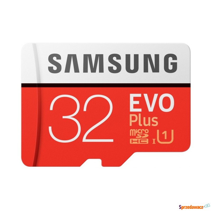 Samsung EVO PLUS microSDHC 32GB UHS-I U1 [Zapis... - Karty pamięci, czytniki,... - Piotrków Trybunalski