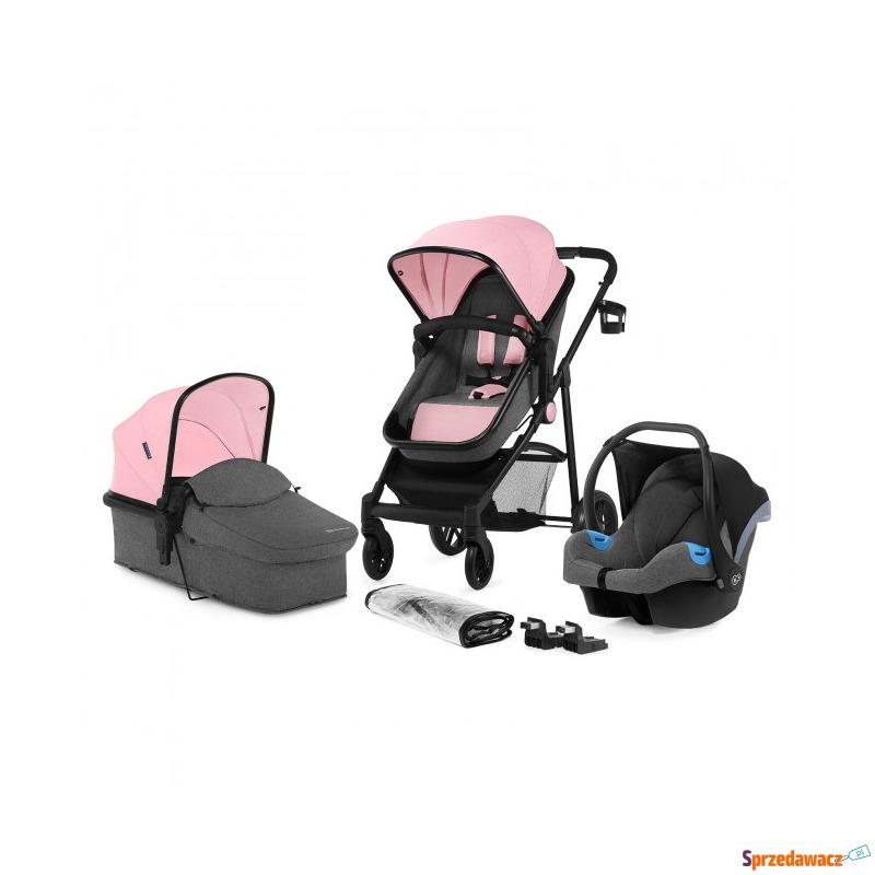 Kinderkraft JULI 3w1 Pink - Wózki wielofunkcyjne - Rybarzowice