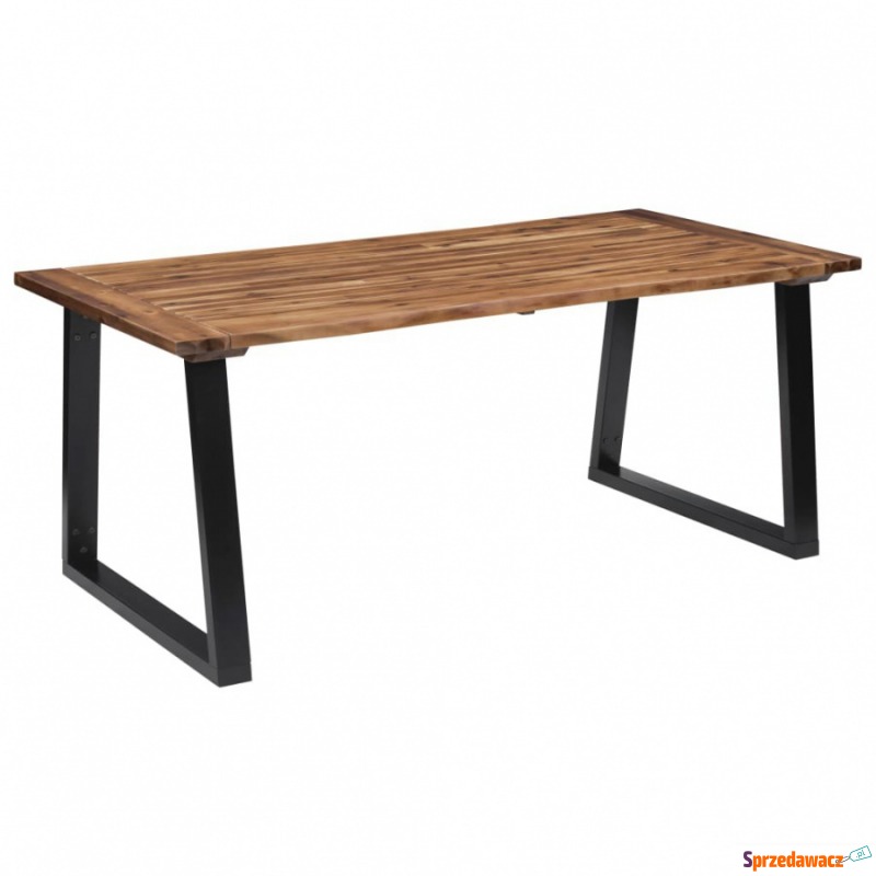 Stół z litego drewna akacjowego, 180 x 90 cm - Stoły kuchenne - Wałbrzych