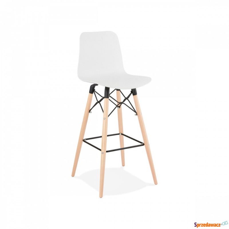 Krzesło barowe Kokoon Design Detroit białe - Taborety, stołki, hokery - Otwock