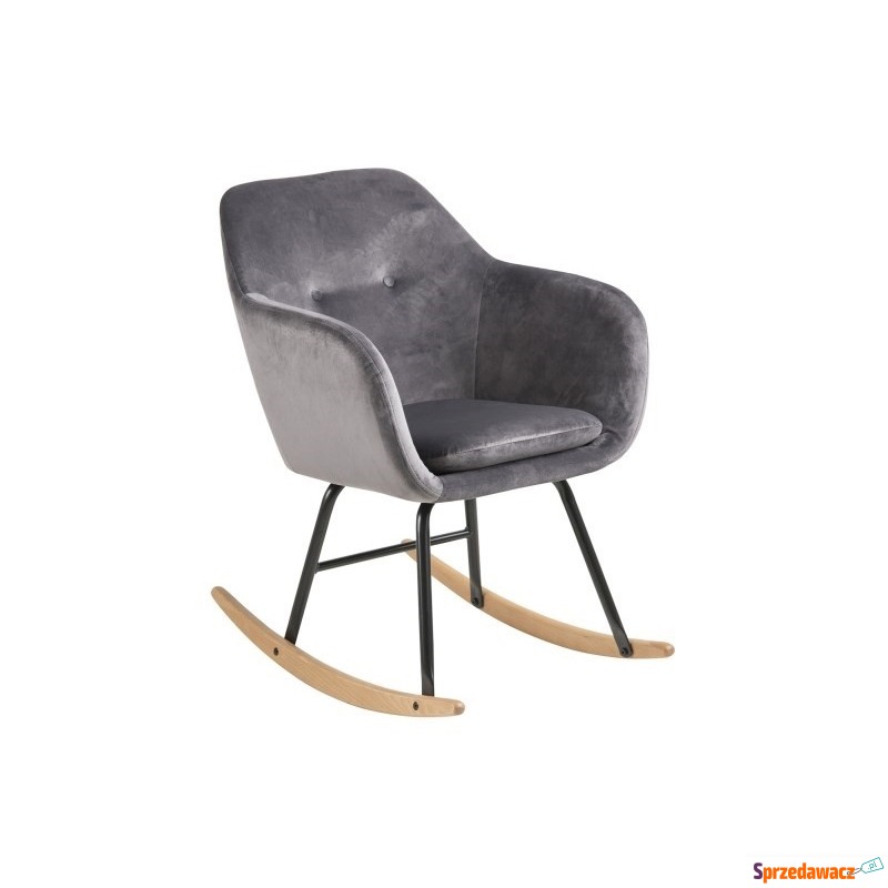 Krzesło bujane Emilia VIC Actona ciemnoszare - Krzesła do salonu i jadalni - Chełm