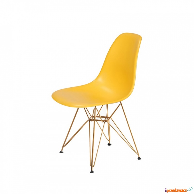 Krzesło DSR Gold King Home kanarkowe - Krzesła do salonu i jadalni - Skarżysko-Kamienna