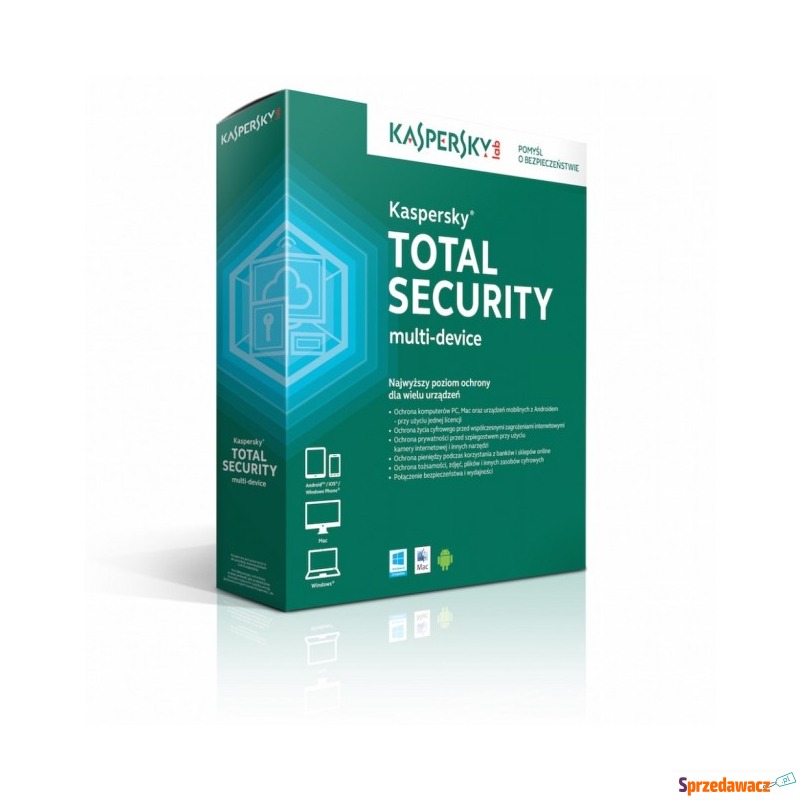 Kaspersky Total Security multi-device 2 - Desktop... - Bezpieczeństwo - Rzeszów