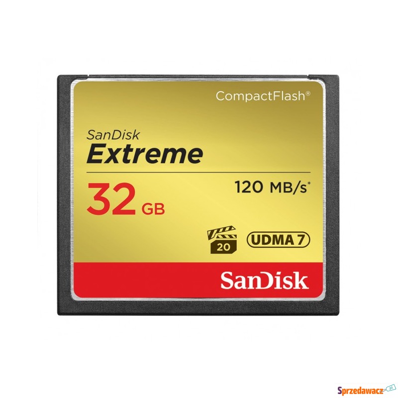 SanDisk CF 32GB Extreme 120/85 - Karty pamięci, czytniki,... - Gniezno