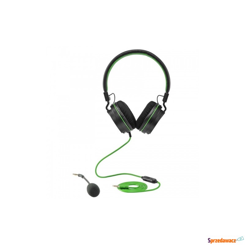 Zestaw Słuchawkowy HEAD:SET X Zielono czarne - Słuchawki, mikrofony - Łódź