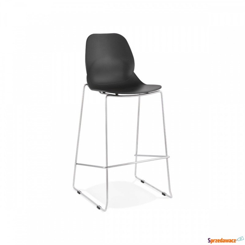 Krzesło barowe Kokoon Design Ziggy czarne nogi... - Taborety, stołki, hokery - Biała Podlaska