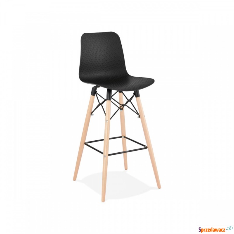 Krzesło barowe Kokoon Design Detroit, czarne - Taborety, stołki, hokery - Jawor