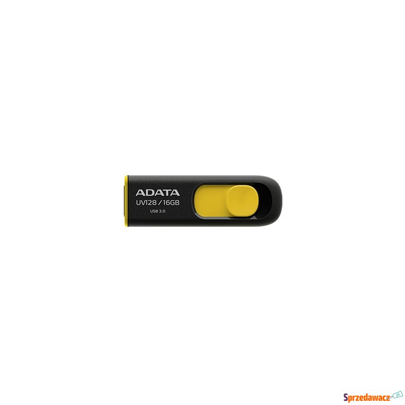 ADATA DashDrive UV128 16GB USB 3.0 Czarny+Yellow - Pamięć flash (Pendrive) - Świętochłowice