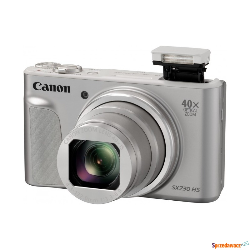 Kompakt Canon PowerShot SX730 HS Srebrny - Aparaty cyfrowe - Mielec