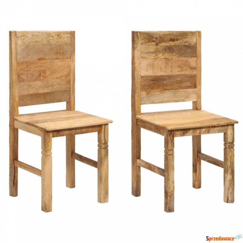 Krzesła do jadalni, 2 szt., lite drewno mango - Krzesła kuchenne - Zielona Góra